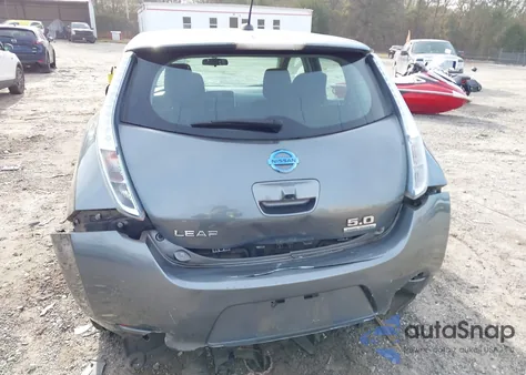 2014 Nissan Leaf S z USA, uszkodzony, nr VIN 1N4AZ0CP8EC330564
